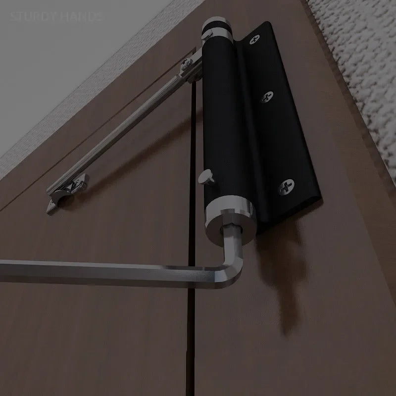 Home Invisible Door Hinge Automatic Closing Return Device Bedroom Door Spring Buffer Hinge Door Closers Indoor Hardware Supplies