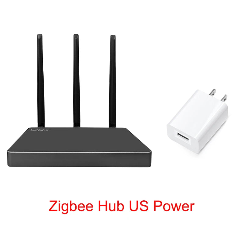 Tuya Zigbee 3.0 Hub Dual Gateway And WiFi Enhanced Signal Smart Home Fault Replacement Hub Work Alexa For Big House Villa Hotel